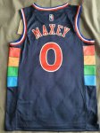 Maillot de Basket #0 Maxey 76ers 75th Anniversary Diamond Marine Swingman